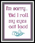 (image for) Rolling Eyes